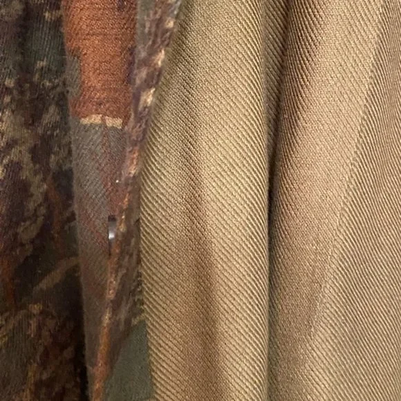 Men Eddie Bauer L flannel relaxed  fit fall autumn camouflage buttoned shirt - Picture 9 of 9